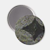 Diamant, digital abstrakt magnet (Vorderseite/Rückseite)