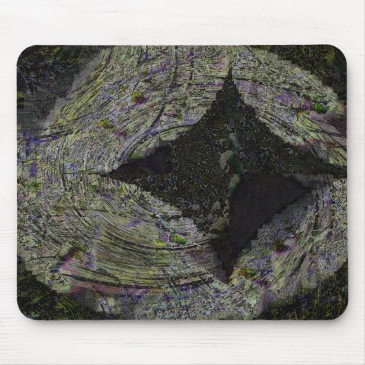 Diamant, digital abstrakt mousepad (Vorne)