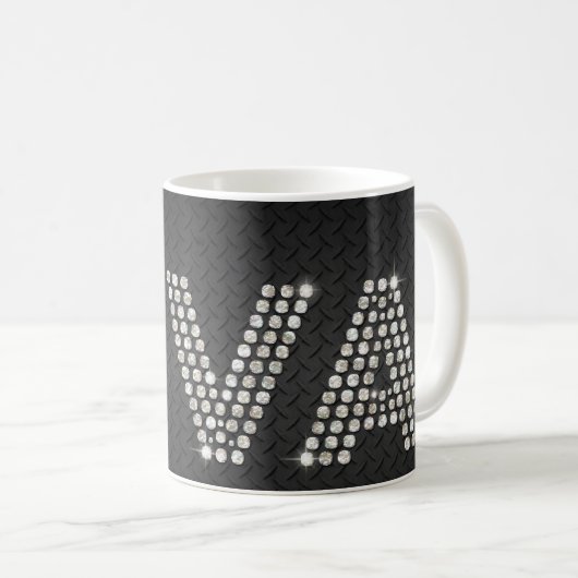 Diamant-Diva Kaffeetasse (VorderseiteRechts)