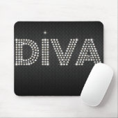 Diamant-Diva Mousepad (Mit Mouse)