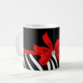 Diamant-Diva (rot) Kaffeetasse (Vorderseite Links)