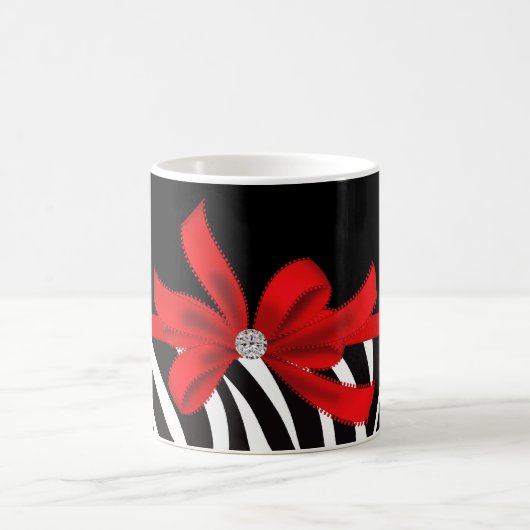 Diamant-Diva (rot) Kaffeetasse (Mittel)