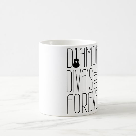 Diamant-Divas sind Forever! Kaffeetasse (Mittel)