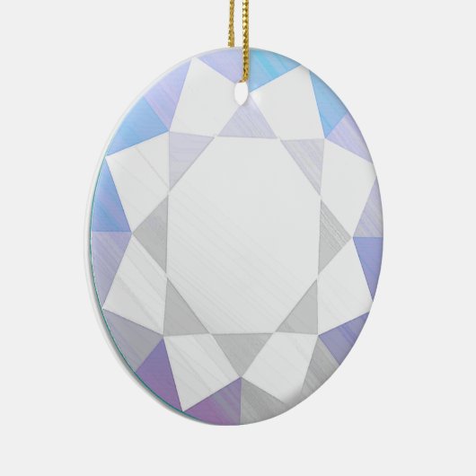 Diamant Edelstein / Jewel Graphic Image Keramik Ornament (Rechts)