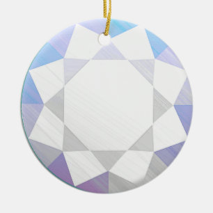 Diamant Edelstein / Jewel Graphic Image Keramik Ornament