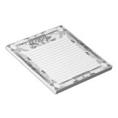 Diamant Edelstein Personalisiert Notizblock (angewinkelt)