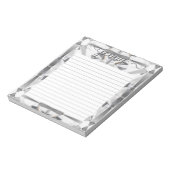 Diamant Edelstein Personalisiert Notizblock (Rotiert)