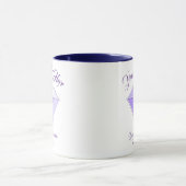 Diamant Edelstein. Schmuck. 60 Hochzeitstag Tasse (Zentrum)