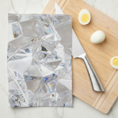 Diamant-Eiskristallglitz-bezauberndes Küchentuch (Viertel Falte)