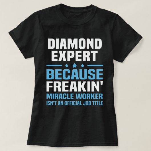 Diamant Experte T-Shirt (Design vorne)