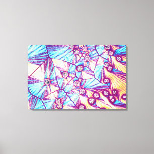 Diamant-Explosionen Leinwanddruck