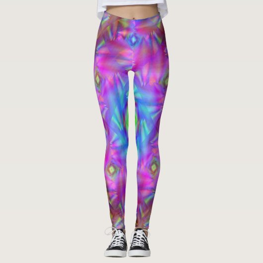 Diamant-Feuervogel 8 Leggings (Vorderseite)