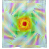 Diamant Fire vogel 5 Duschvorhang (Vorderseite)