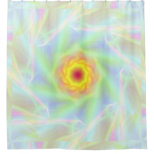 Diamant Fire vogel 7 Duschvorhang (Vorderseite)