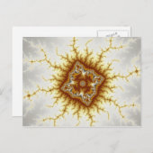 Diamant - Fraktal Postkarte (Vorne/Hinten)