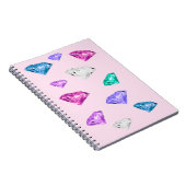 Diamant-Funkel-Notizbuch Notizblock (Rechte Seite)
