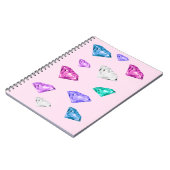 Diamant-Funkel-Notizbuch Notizblock (Linke Seite)