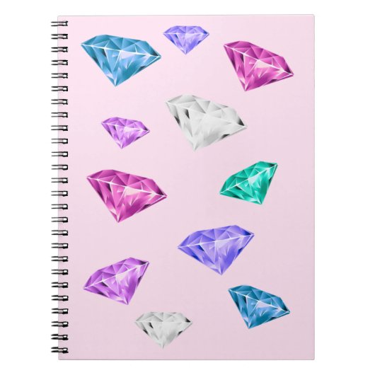 Diamant-Funkel-Notizbuch Notizblock (Vorderseite)