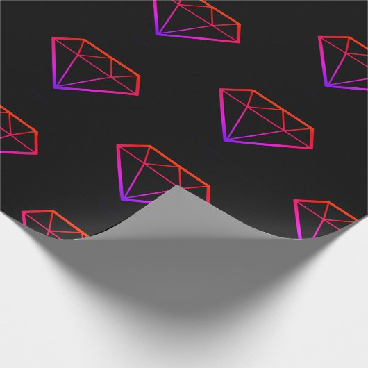 Diamant für immer geschenkpapier (Ecke)