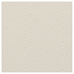 Diamant-gemustertes Gewebe (helles Gold) Stoff