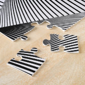 Diamant Geometrie: Vintages Monochrome Puzzle (Seite)