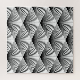 Diamant Geometrie: Vintages Monochrome Puzzle