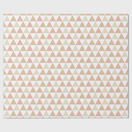 Diamant-geometrisches rosa Taupe-und Geschenkpapier (Flach)