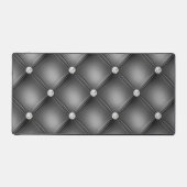 Diamant gepolstertes Design, schwarz Schreibtischunterlage (Vorderseite)