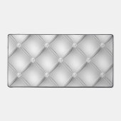 Diamant gepolstertes Design, Silber Schreibtischunterlage (Vorderseite)