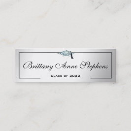 Diamant gestufte Silber-Aufruhekarte für die Grad- Telefonnummerkarte