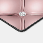 Diamant getuftes Design, Rose Gold Schreibtischunterlage (Ecke)