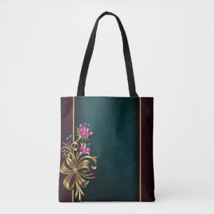Diamant Girl All-Over-Print Tote Bag, Mittel Tasche