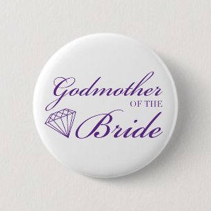 Diamant Godmutter von Bride Lila Button