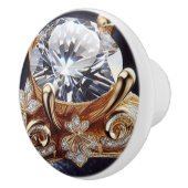 Diamant Gold Ring Keramikknauf (Rechts)