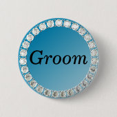 Diamant Groom Button (Vorderseite)
