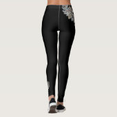 Diamant-Halsketten-Druck-Leggings Leggings (Rückseite)