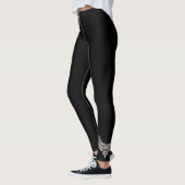 Diamant-Halsketten-Druck-Leggings Leggings (Links)