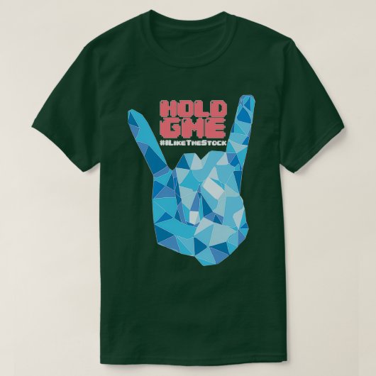 Diamant Hands HOLD GME 1 T-Shirt (Design vorne)