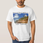 Diamant-Hauptleuchtturm, O'ahu, Hawai'i T - Shirt (Vorderseite)