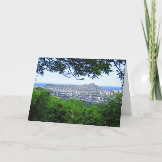 Diamant Head Karte (Vorderseite)