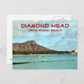 Diamant Head Postcard Postkarte (Vorne/Hinten)