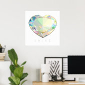 Diamant Heart Inspiration Poster (Heimbüro)