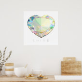 Diamant Heart Inspiration Poster (Küche)