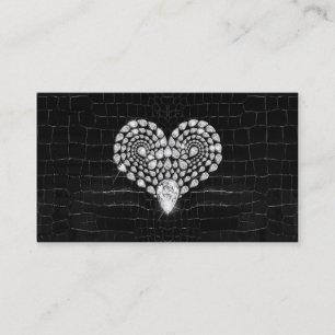 Diamant-Herz Visitenkarte