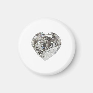 Diamant-Herzform Brillant Magnet