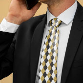 Diamant-Hintergrund mit einem Gold-Glitzer Krawatte