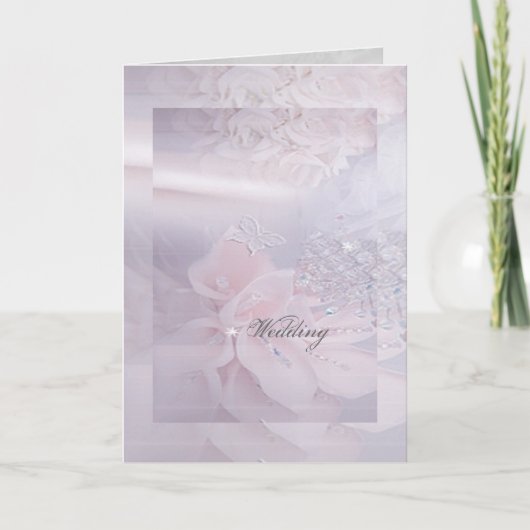 Diamant-Hochzeits-Einladungs-Karte Einladung (Vorderseite)