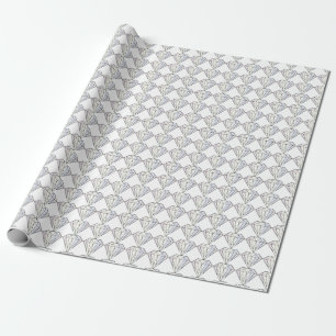 Diamant-Hochzeitstag-Packpapier Geschenkpapier