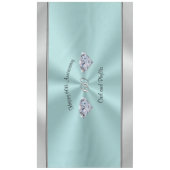 Diamant-Hochzeitstag-Tabellen-Dekorationen Tischdecke (Vorderseite)