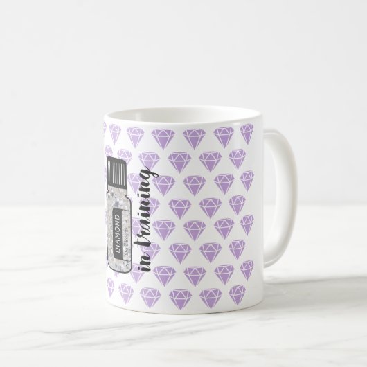 Diamant in der Trainings-Tasse Kaffeetasse (VorderseiteRechts)
